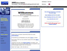Tablet Screenshot of kmd-gmbh.de